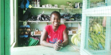 Carla Meusa in her shop