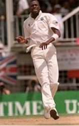 Ambrose was one of the most menacing fast bowlers in the history of cricket