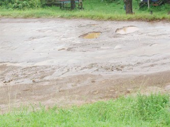 Part of the Mabaruma Main Road 