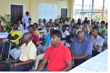 Participants at the seminar at the Resource Centre, Woolford Avenue (GINA photo) 