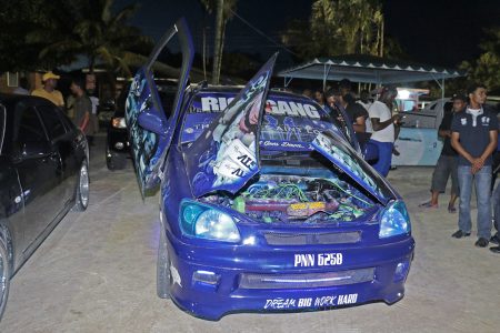 Watch me transform – This customized Toyota Raum from the Rich Gang Group snagged first place for the Best Car Artwork in the Lake Mainstay 5th Annual Car and Bike Show held at the Resort on Saturday.