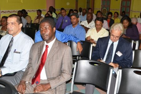 Participants at the Ministry of Agriculture’s awareness seminar on its agriculture strategy 2013-2020 at the Regency Hotel (GINA photo)