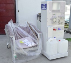 The new Dialysis Machine that is now a part of the Georgetown Public Hospital (GPHC). (GINA photo)