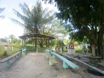 The Cheddi Jagan play park in Lima Sands