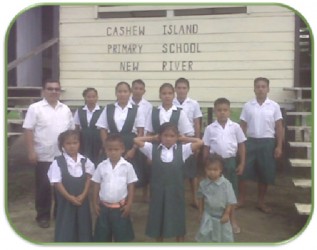 The pupils of the Cashew Island Primary School (GDF photo) 