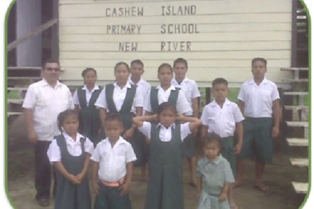 The pupils of the Cashew Island Primary School (GDF photo)
