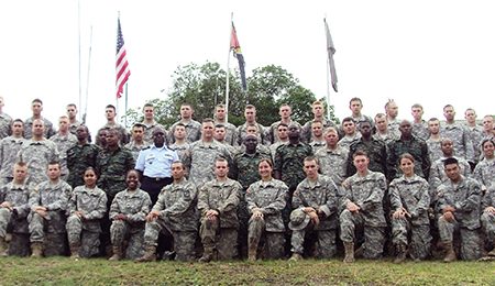 The US cadets (US Embassy photo)