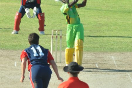 Jamaican Opener Odaine McCatty played well for his 39 