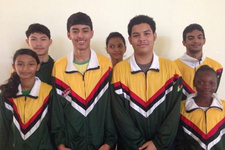 The Guyana Badminton team which will be participating in this year’s CAREBACO championships.