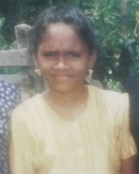 An old photograph of Pradika Persaud in her teens. 