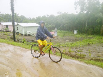 A cyclist