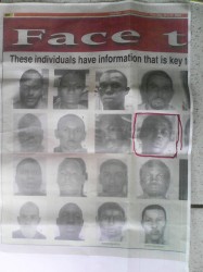 Dwayne’s Estwick’s photo is among persons on the police-issued wanted list, which was published in a May, 2010 edition of the Trinidad Guardian newspaper. 