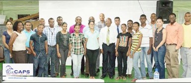 The youth leadership trainees and others (Blue CAPS photo)