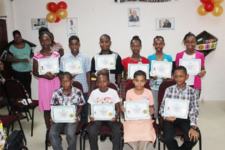 Some of the bursary awardees (GRA photo) 