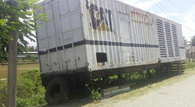 The container that posed a danger to the students 