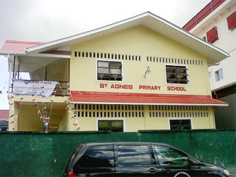 The new-look St Agnes Primary building 