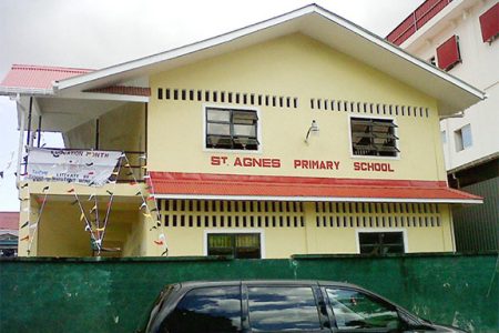The new-look St Agnes Primary building
