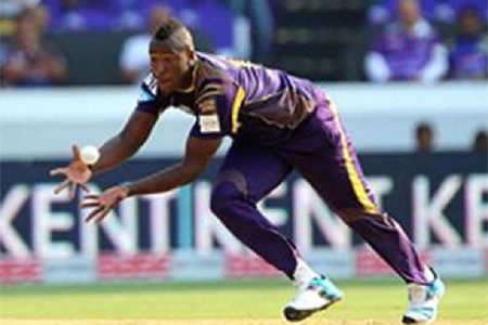Andre Russell had Dom Michael caught and bowled for a duck 