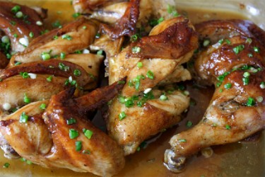 Oyster sauce chicken (Photo by Cynthia Nelson) 