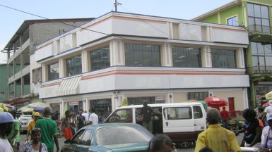 The former KFC outlet at Stabroek Square 