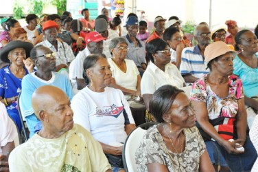 Some of the senior citizens who were present (PNCR photo) 