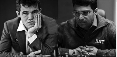 The World Chess Federation, FIDE, has published the website’s official photo of the 2014 World Championship Chess Match featuring the incumbent world champion Magnus Carlsen (left), and Viswanthan Anand. Earlier this year, Anand won the qualifying Candidates tournament and therefore earned the right to meet Carlsen in a return match.  