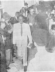 Minister Sydney King  (now Eusi Kwayana)