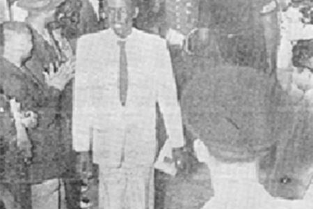 Minister Sydney King
(now Eusi Kwayana)