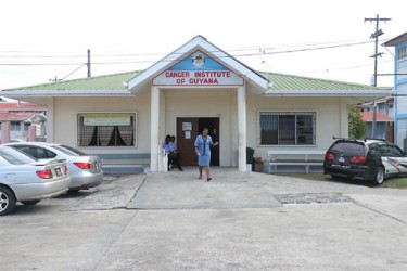 The Cancer Institute of Guyana, located on Lamaha Street in the Georgetown Public Hospital compound, offers a number of cancer services, including consultations and testing. (Arian Browne photo) 