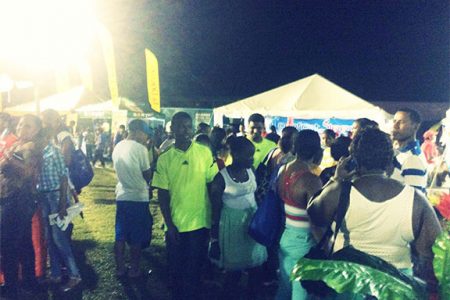 The weekend downpour appeared to do little to affect attendance at Bartica’s first ever Expo on Saturday evening