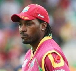 Chris Gayle ... failed with the bat for Lions. 