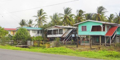  Some of the houses in Lewis Manor 