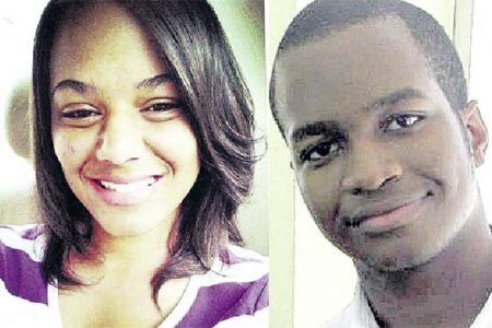 Medical students Danielle Hanson and Mikhail Campbell who both died early yesterday morning in a motor vehicle crash in Kingston.
