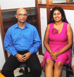 MBA holders Vishnu Doerga and Sandra Khan  