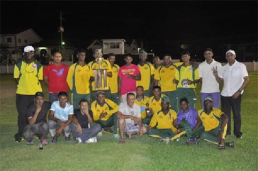 Victorious Regal display their trophies