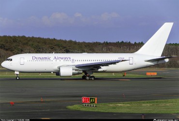 The Dynamic Airways aircraft 