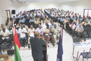 The audience at the launch (Police photo)