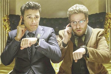 James Franco and Seth Rogen in  a scene from the movie