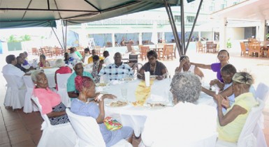 Some of the older folk who were entertained.  