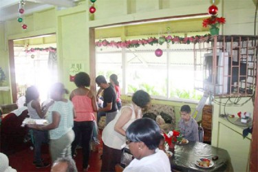 Rotarians serving residents of Archer’s Home 