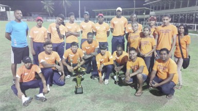 The Universal DVD Berbice Titans team following the final.