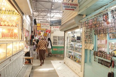  A view of the inside of the market 