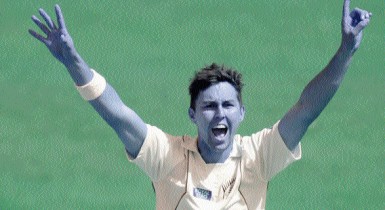 Trent Boult took four wickets including two key ones in New Zealand’s victory. 