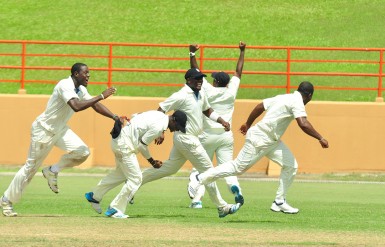 Barbados Celebrating thier victory
