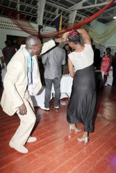Still got the moves! This couple ‘brukking it down’ at the GDF New Year’s ball. 