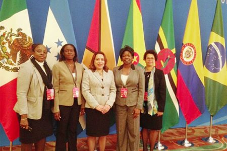 Guyana’s Delegation to the Forum (Foreign Affairs Ministry photo)
