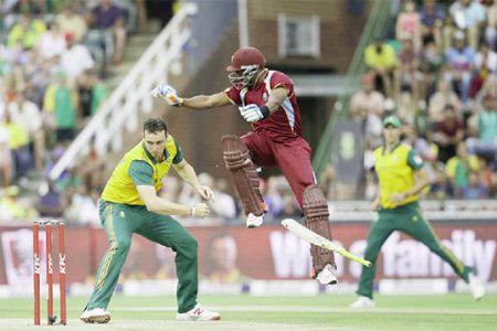 Dwayne Bravo lost his bat and the West Indies team the plot, going down to South Africa by 69 runs in the third and final T20 match yesterday. The West Indies however won the three match series  by two matches to one.