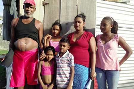 Phillip Trotz (left) with his wife, Anita and four of his children: Elizabeth, 14, Husna, 11, Jameel, 8, and five-year-old Asma. An 18-year-old son is missing from the photo
