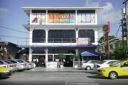 The  Survival supermarket yesterday afternoon