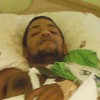 The injured Derick Mohamed at the Hospital